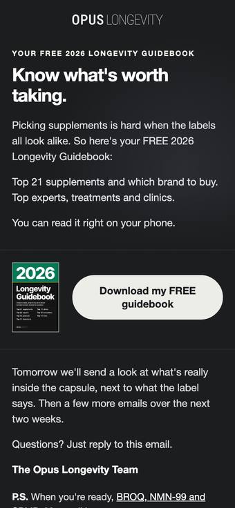 Top of FALLBACK email 1 on a phone. Tap to see all of it.