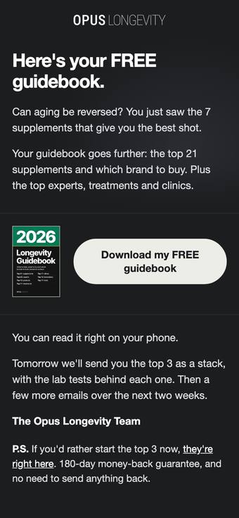Top of TOPLIST email 1, top-7-supplements on a phone. Tap to see all of it.